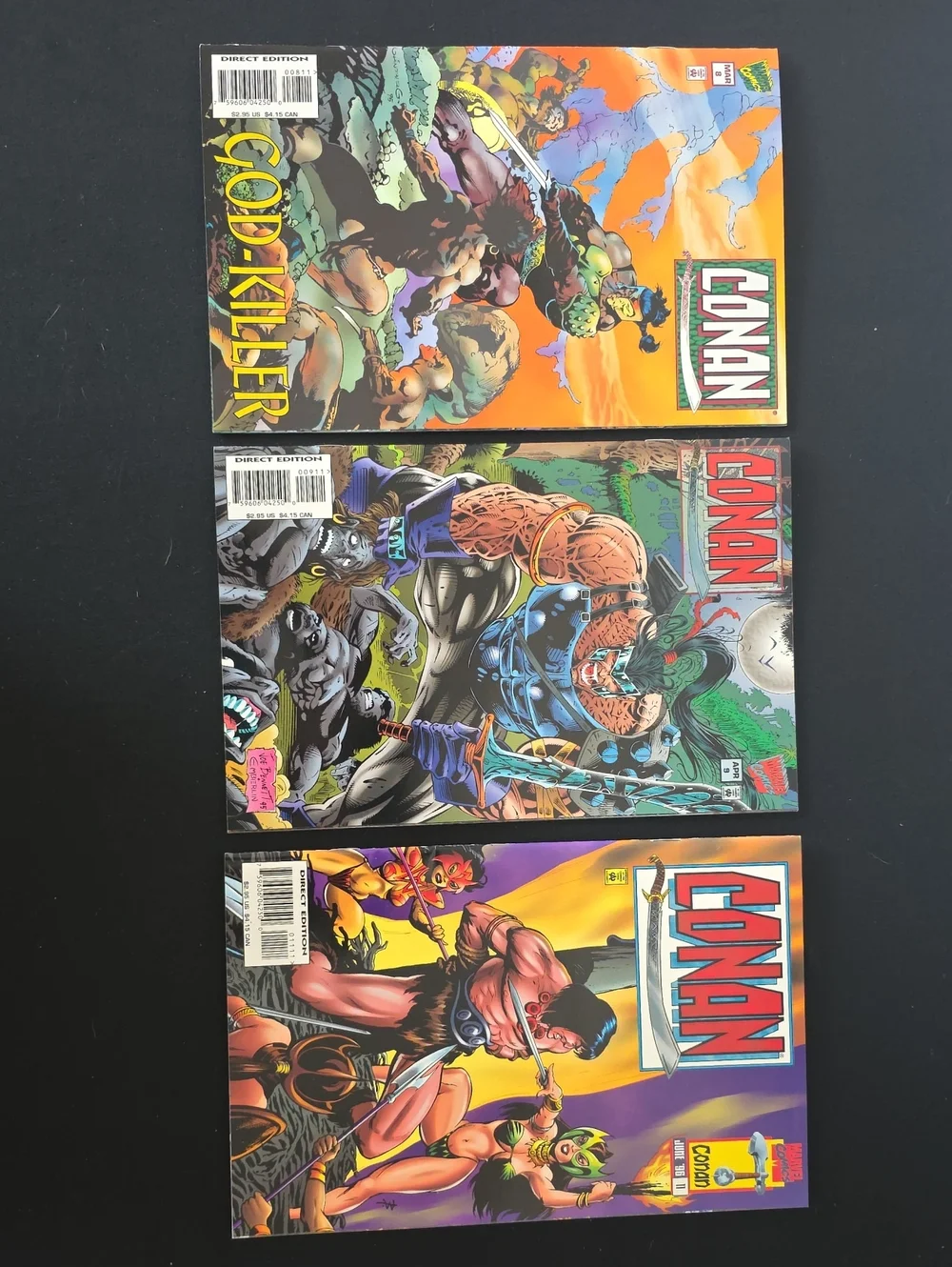 Conan Comic Book Trio - Colorful Collector Set
